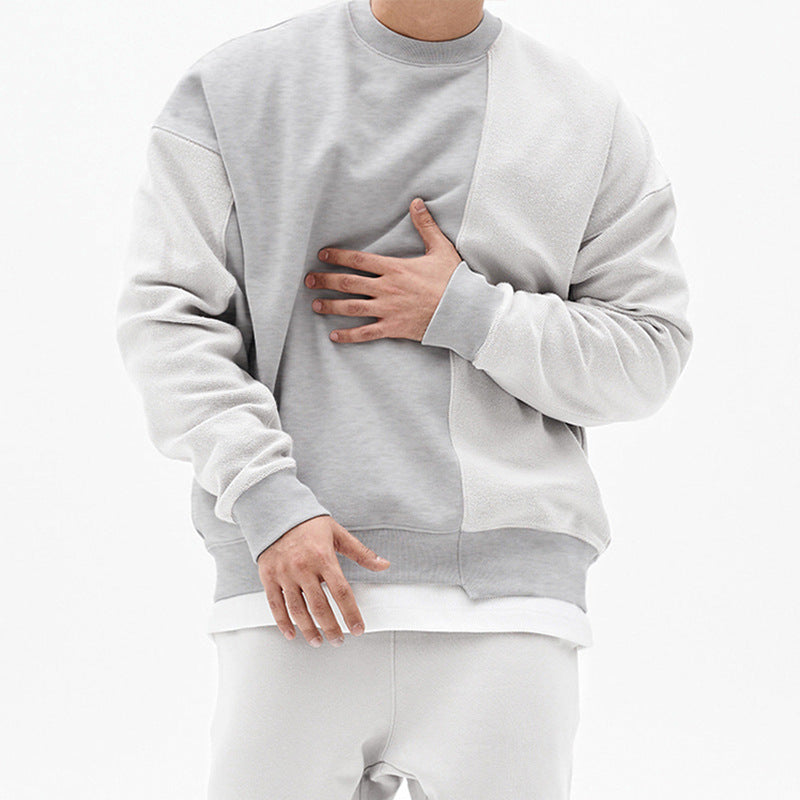 Sweatshirts - Pullover Round Neck Sweater Loose Men Clothes