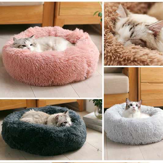 Pet Beds - Super Soft Washable Dog Bed - Plush Pet Kennel & Velvet Sofa for Deep Sleep