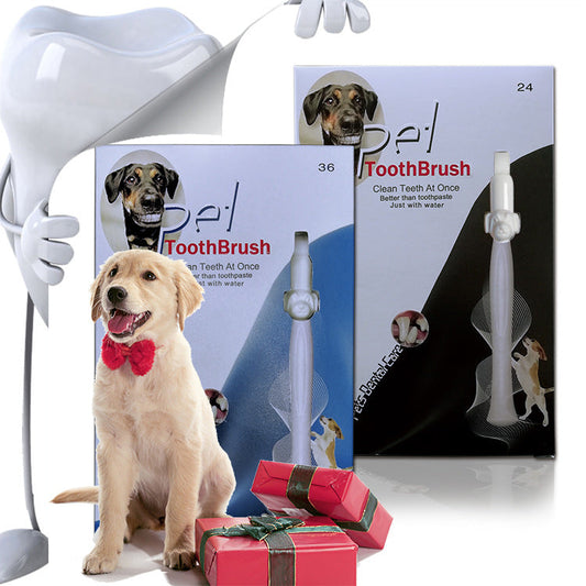 Pet Oral Care Supplies - Pet Cleaning Teeth Cleaning Wipe Portable Tooth Cleaning Tool