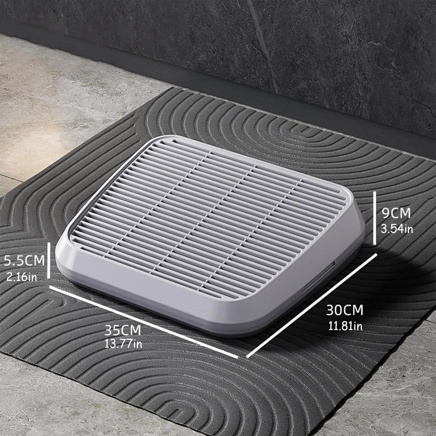 Litter Catcher Cat Steps for Litter Box Double Layer Elevated Tray with Filter Function Non-Slip Trapper Easy Cleaning Supplies