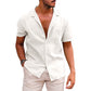 Button Down Shirts - Short Sleeve Beach Shirt Summer Mens Clothing