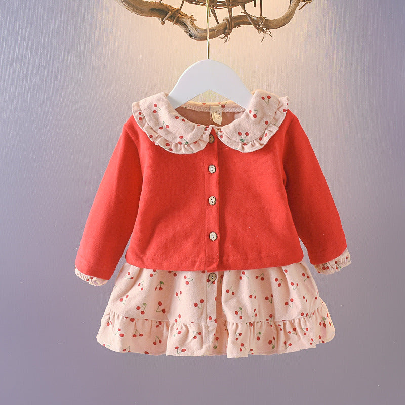 Costume d'automne pour bébé fille