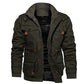 Men Winter Jacket - Winter Fleece Jacket Warm Hooded Coat for Men 