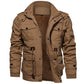Men Winter Jacket - Winter Fleece Jacket Warm Hooded Coat for Men 