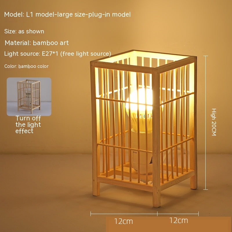 Japanische Atmosphäre Retro Homestay Schlafzimmer Nachttischlampe