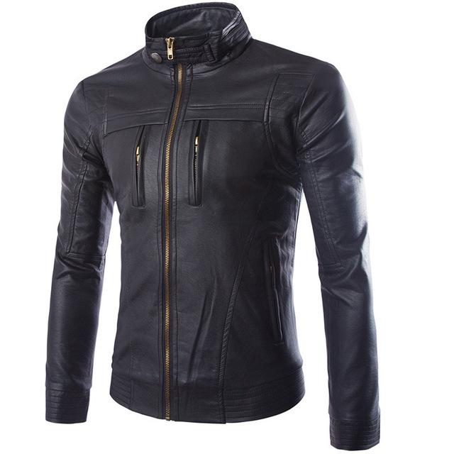 Veste en cuir pour hommes striven 