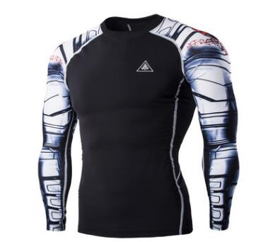 Chemise de compression occultante à manches longues pour hommes