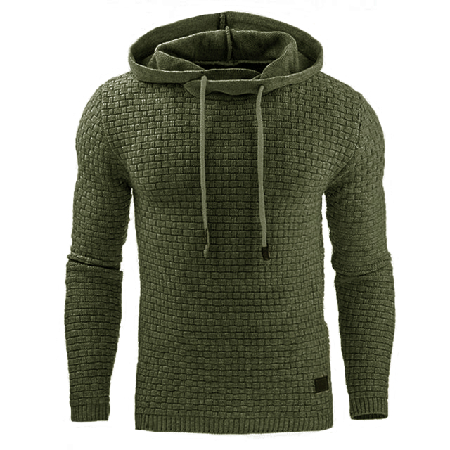 Hoodie Sweater - Men's hoodies sweater for all season army green