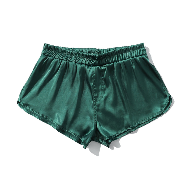 Pure color silk light home underwear