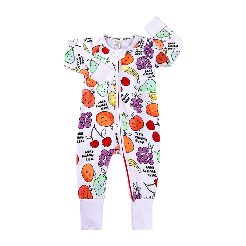 Children's Clothing Baby Jumpsuit Romper Newborn Cotton Long-sleeved Romper