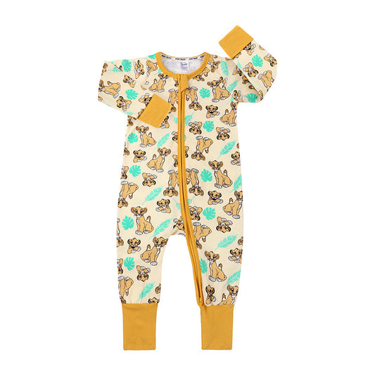 Children's Clothing Baby Jumpsuit Romper Newborn Cotton Long-sleeved Romper