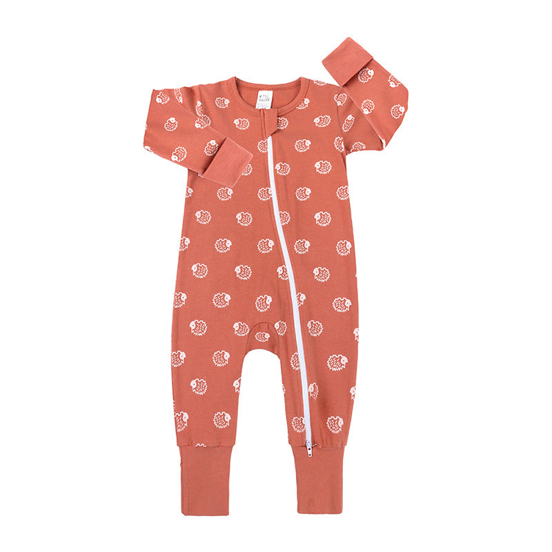 Children's Clothing Baby Jumpsuit Romper Newborn Cotton Long-sleeved Romper