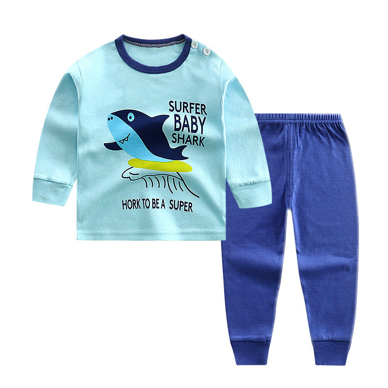 Long sleeve solid color children's clothing