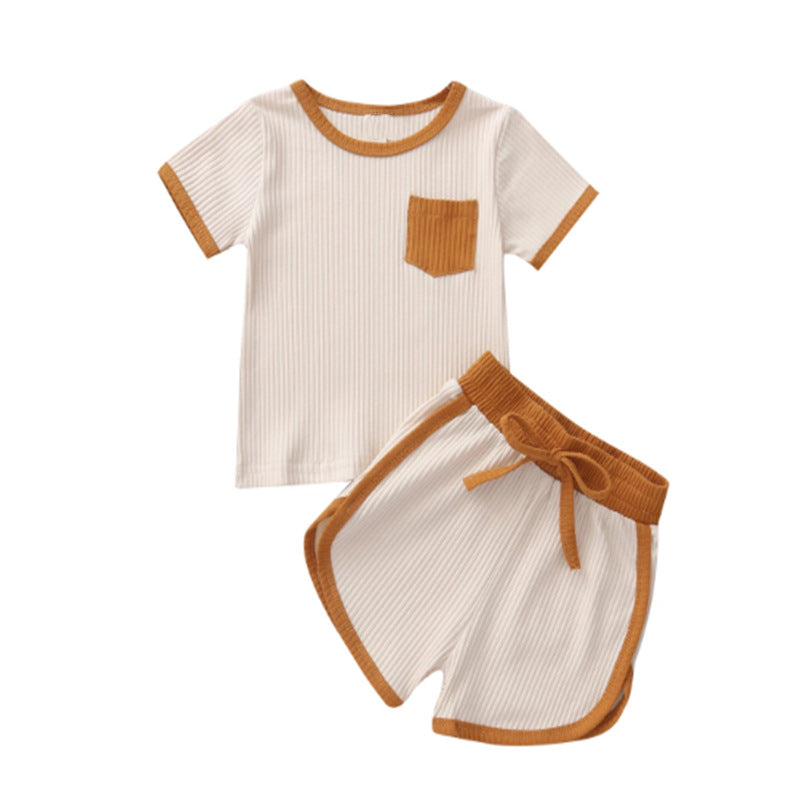 Children'S Clothing Baby Children'S Pit Strip Pocket Top