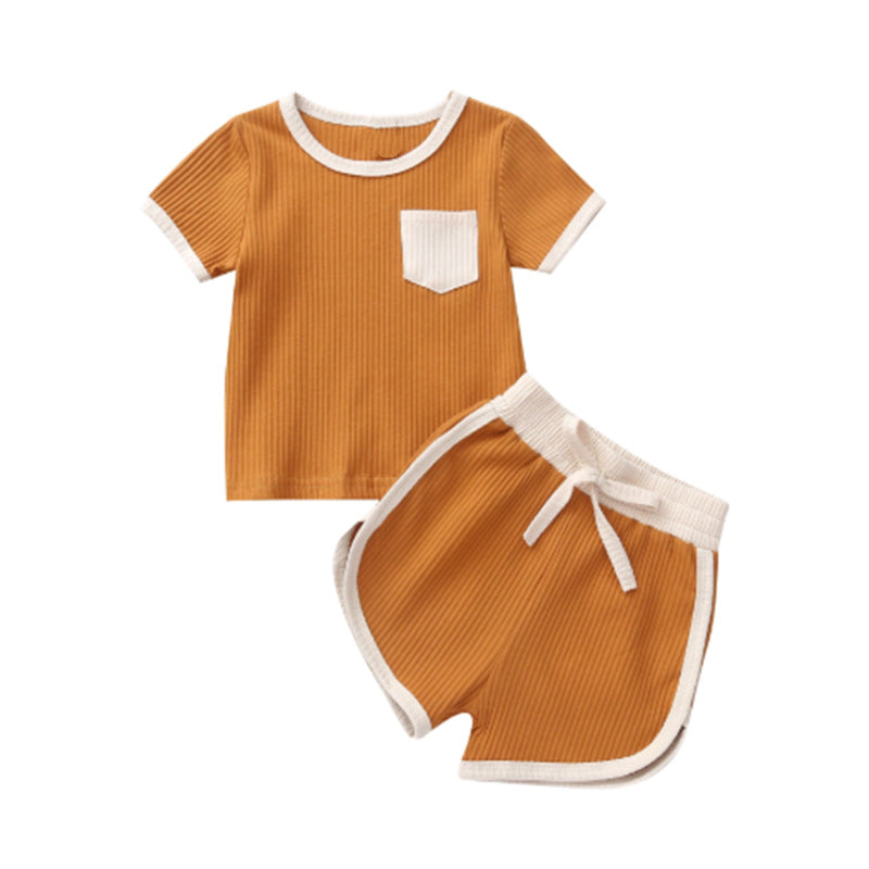 Children'S Clothing Baby Children'S Pit Strip Pocket Top