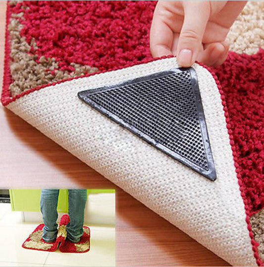 Carpet Anti-Slip Fixing Sticker Triangular Rubber Pu Household Carpet Anti-Slip Mat Patch