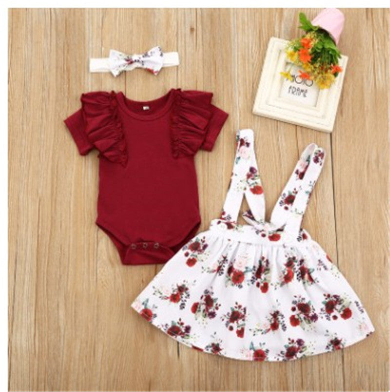 Skirt-Romper Kids Clothes