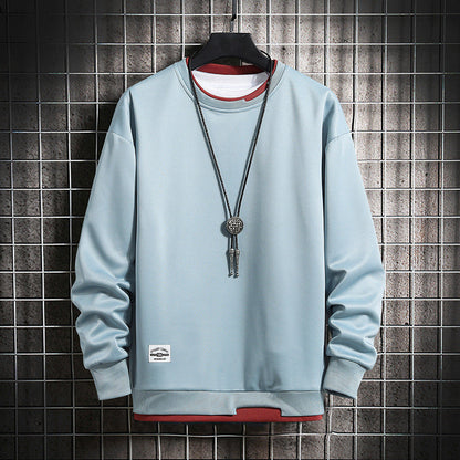 Men's Sweatshirt - Round Collar Sweatshirt for Men