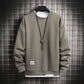 Men's Sweatshirt - Round Collar Sweatshirt for Men