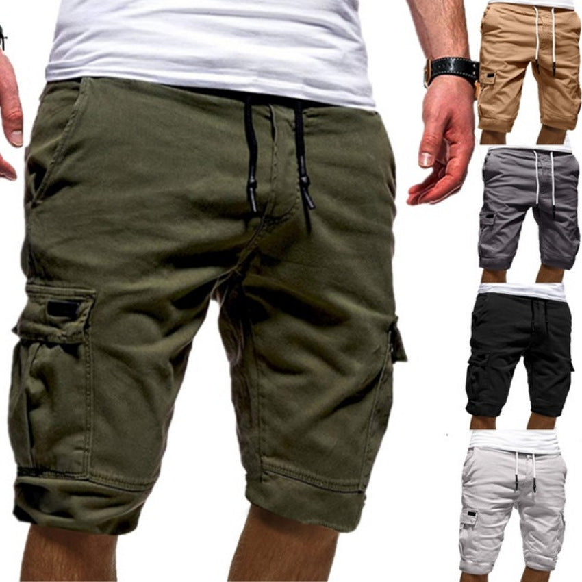 Mens Cargo Jogger Shorts Summer Mens Clothing