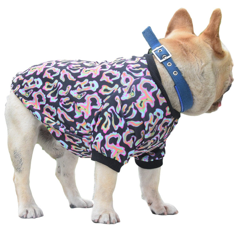 Vêtements pour chiens camouflage fluorescent Vêtements pour animaux de compagnie