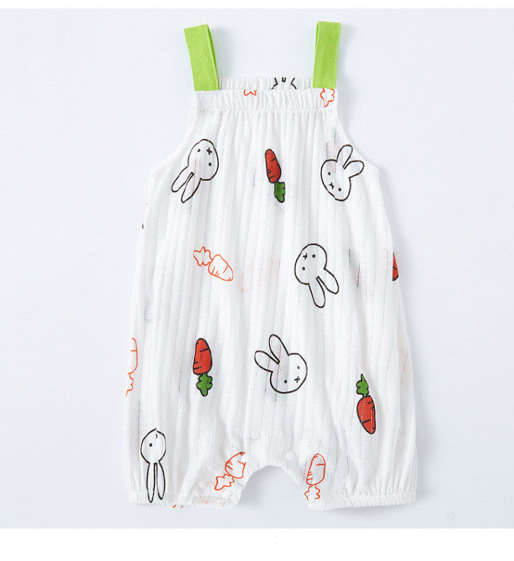 Baby Sling Bag Fart Clothing Baby Sleeveless One-piece