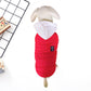 Pet Apparel - Warm Two Feet Apparel Dog Pet Cotton Vest