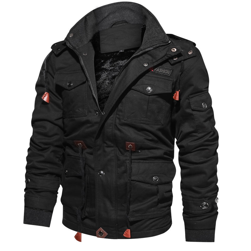 Mountainskin Men's Winter Fleece Jackets Warm Hooded Jacket Mens Brand Clothing