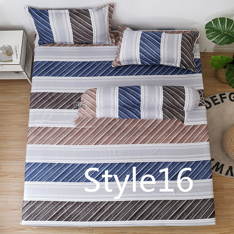 Linge de lit simple, ensembles de surmatelas, drap de lit, housse de matelas simple