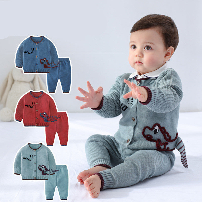 Costume Cardigan pour enfants, vêtements de sortie pour bébé 