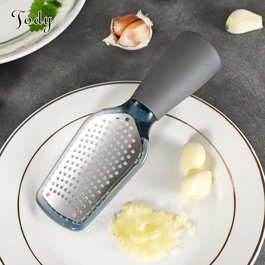 Stainless Steel Garlic Ginger Grinder Manual Grinding Food Grinder Kitchen Gadget