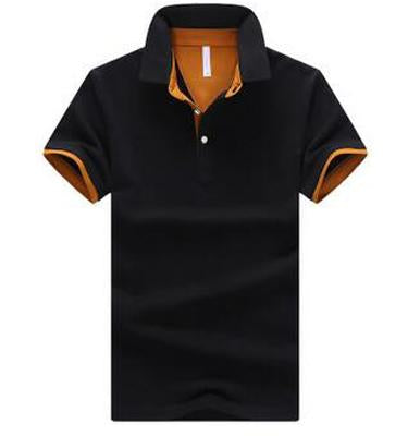 Herren-Poloshirt mit Stehkragen