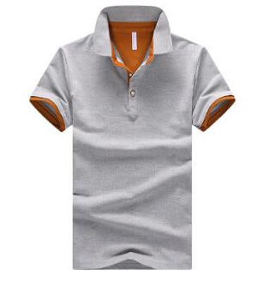 Herren-Poloshirt mit Stehkragen