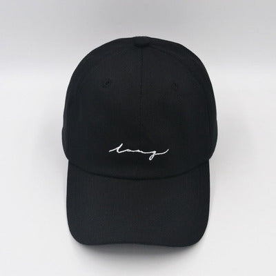 Cap - Three Bar Baseball Cap Men's Soft Top Casual