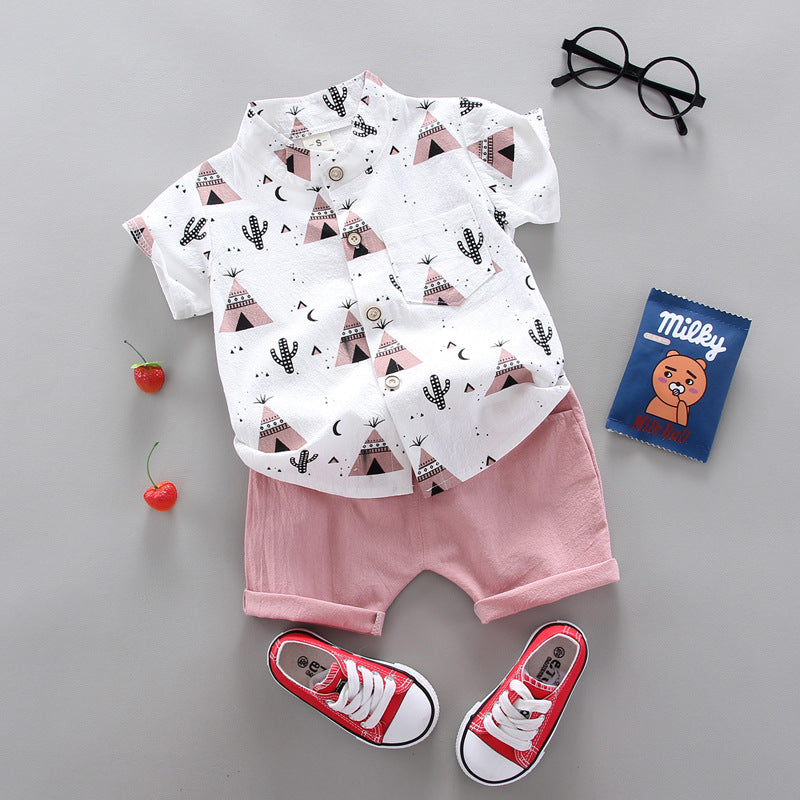 Kinder-Jungen-T-Shirt und Shorts, 2-teiliges Set