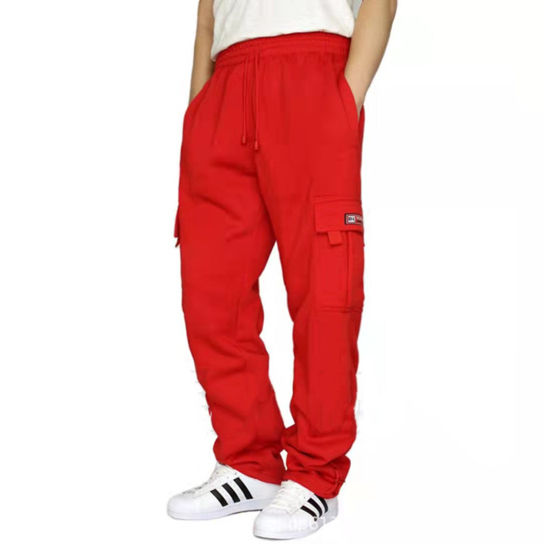 Männer Hosen Jogginghose Stretch Elastische Taille Jogger Sport Hosen Kordelzug Hosen Mode Herren Kleidung