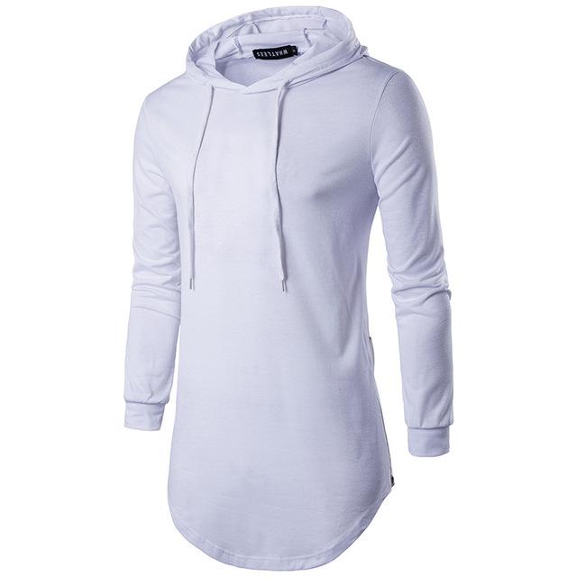 MENS HOODED T SHIRT