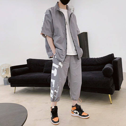 Sportswear suit grey