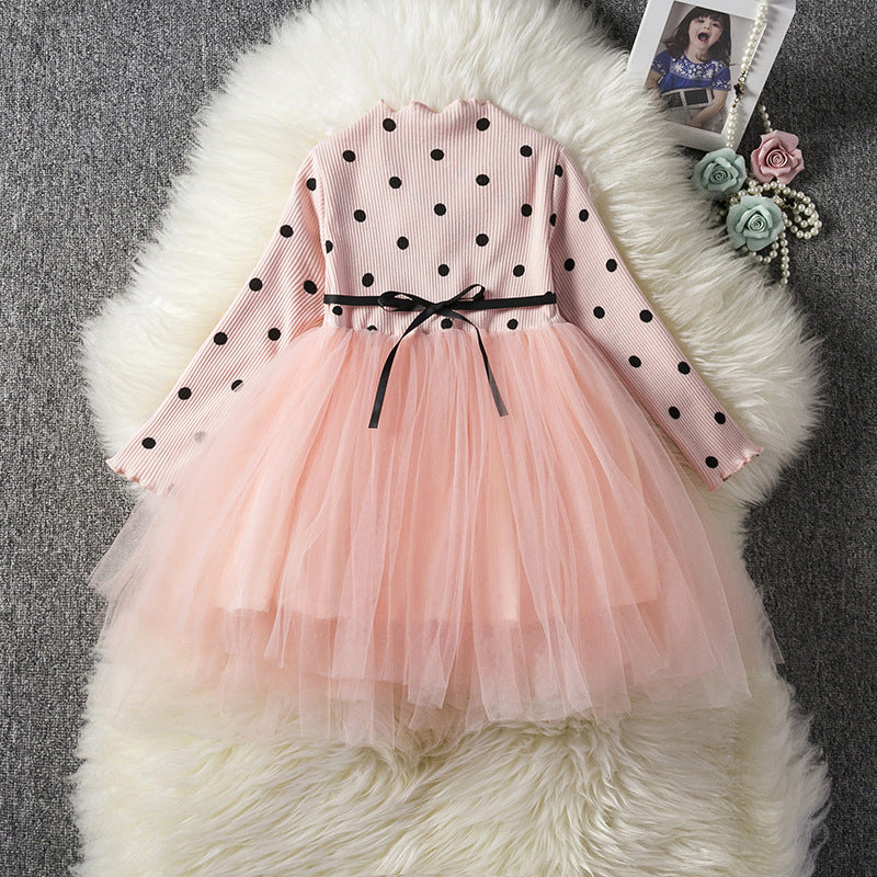 Lace Dresses Newborn - Baby Girls Long Sleeve Tutu Lace Dresses