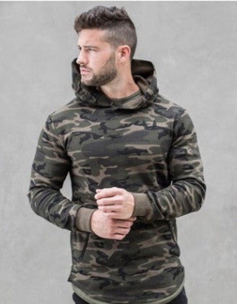 Sweats à capuche camouflage pour hommes