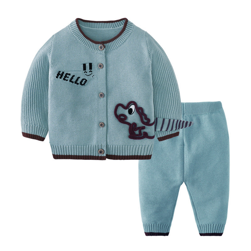 Costume Cardigan pour enfants, vêtements de sortie pour bébé 