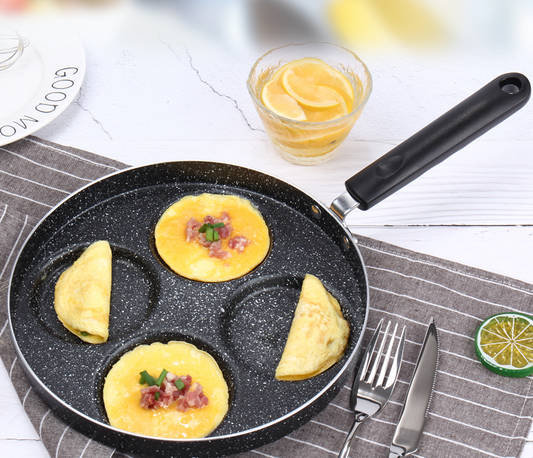 4-Cups Cookware Pancake Pan Egg Pan Suitable For Gas Stove Induction Cooker