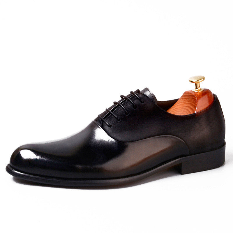 Chaussures en cuir formelles pour hommes d'affaires britanniques vintage