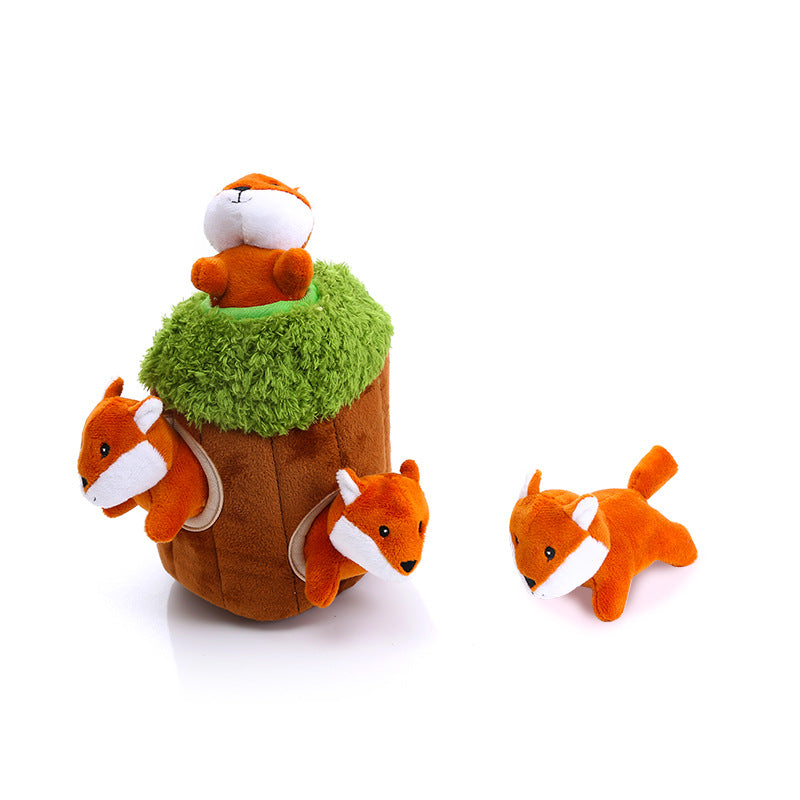 Peekaboo Grinding Interactive Tree Hole Pet Toy