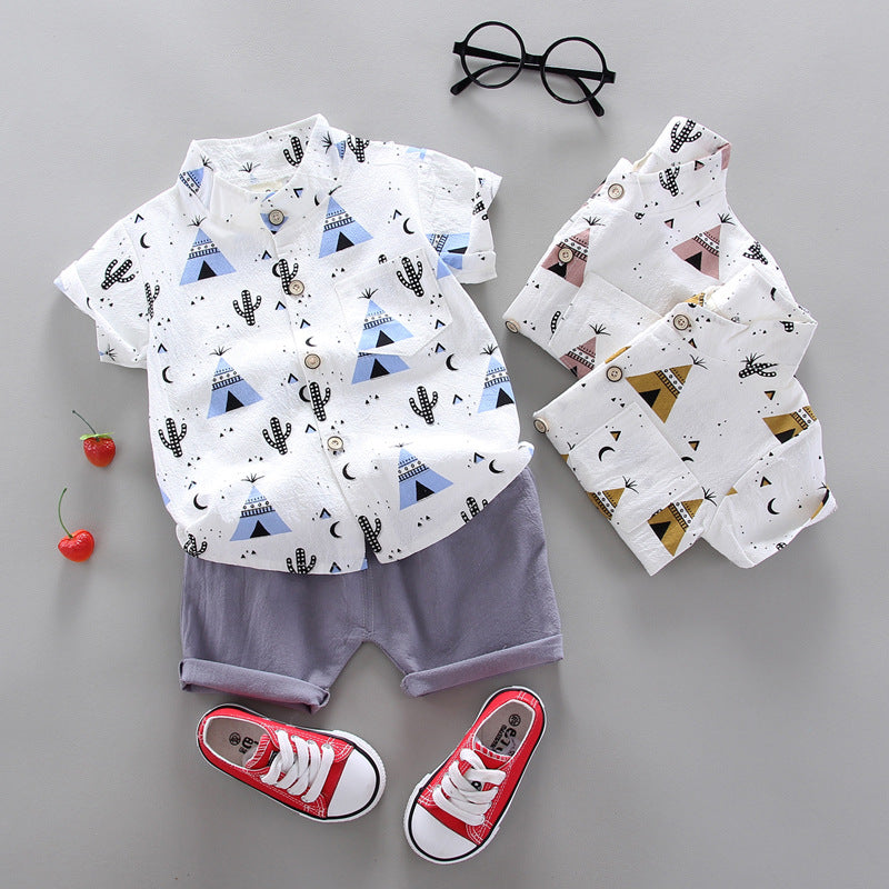 Kinder-Jungen-T-Shirt und Shorts, 2-teiliges Set