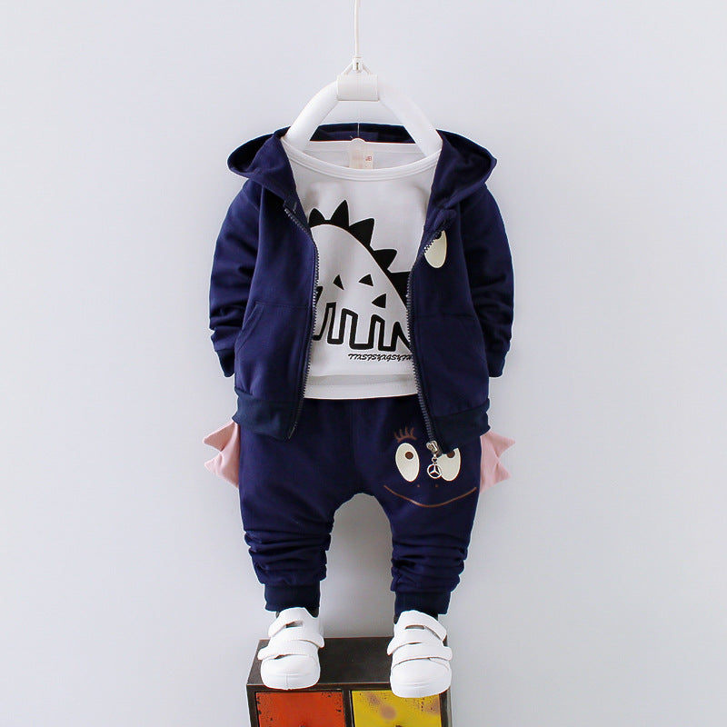 Boy's Trendy Tracksuit, Toddler Hoodie Sweater Set - Kids Clothing
