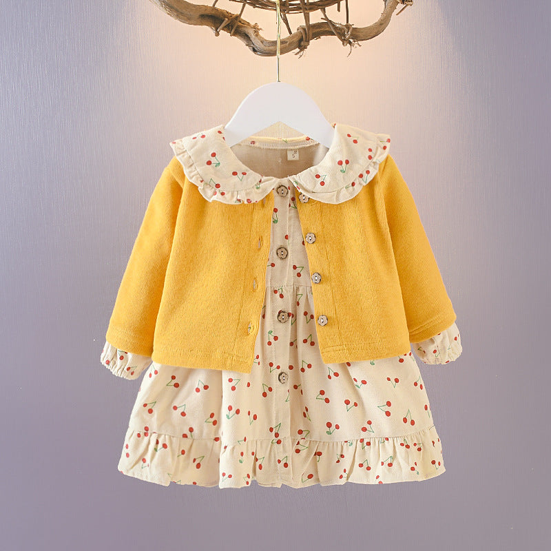 Costume d'automne pour bébé fille