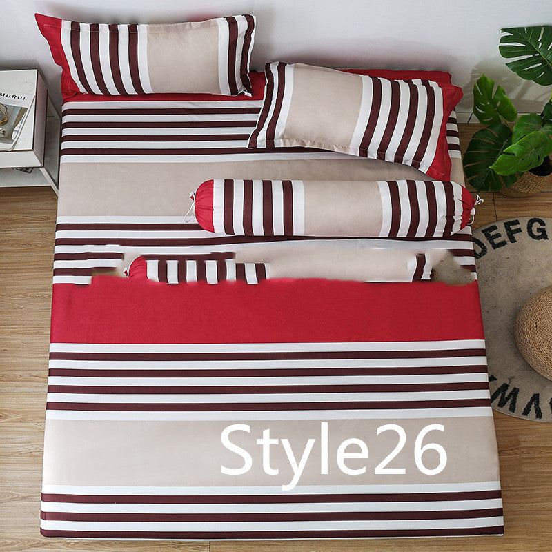 Linge de lit simple, ensembles de surmatelas, drap de lit, housse de matelas simple