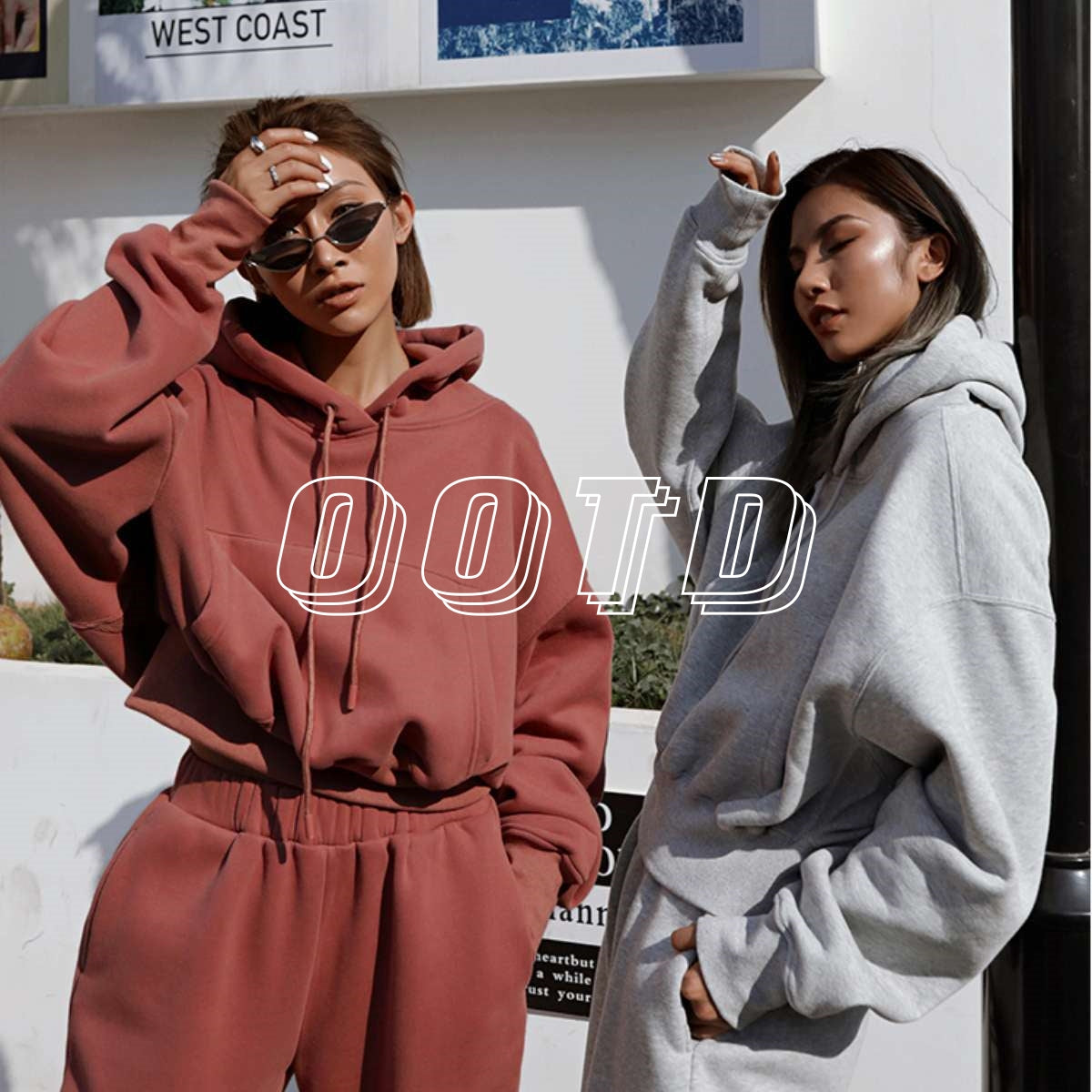 Women's Casual Hoodie Coat Sports Suit