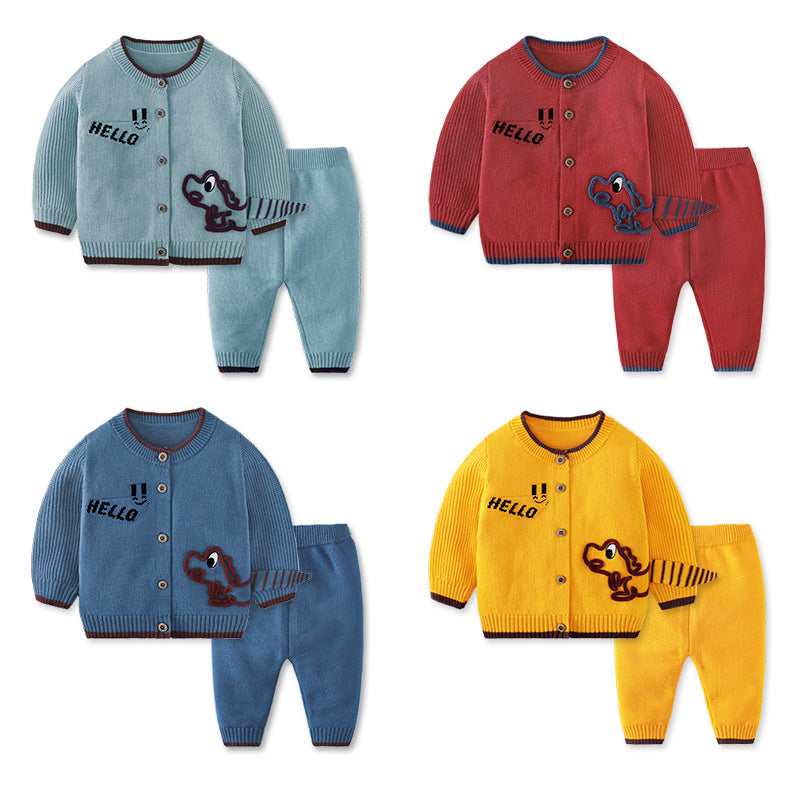 Costume Cardigan pour enfants, vêtements de sortie pour bébé 